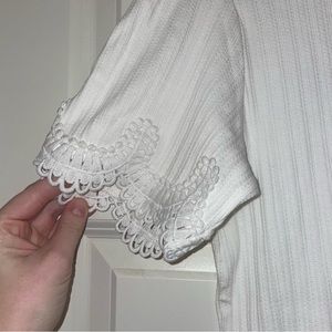 Ann Taylor Embellished Knitwear Shirt